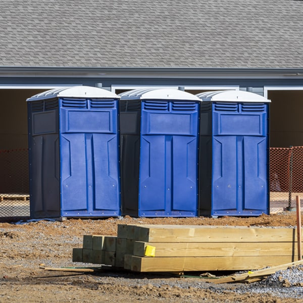 are there any restrictions on what items can be disposed of in the porta potties in Exeter ME